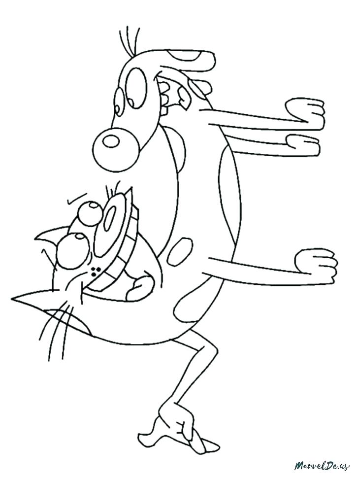 727x970 Catdog Coloring Pages Cat Dog Coloring Pages Cat And Dog Coloring