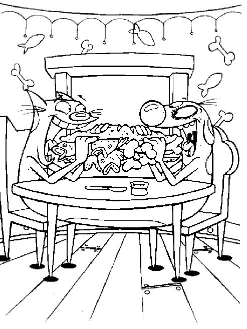 493x657 Mejores De Catdog Coloring Pages En Libro