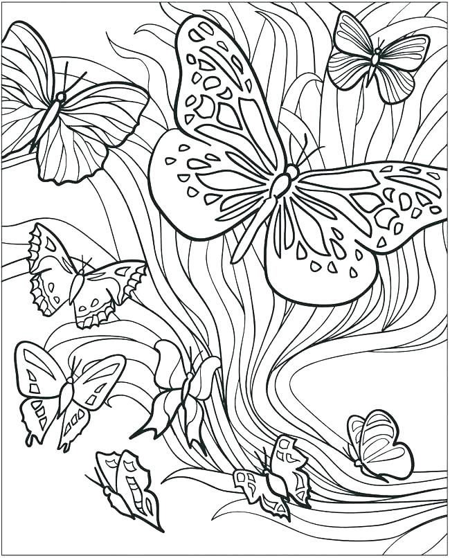 650x806 Butterfly Coloring Pages Games Printable For Kids Page Best