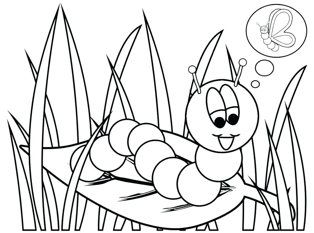 1024x759 Hungry Caterpillar Coloring Pages Caterpillar Coloring Page Images