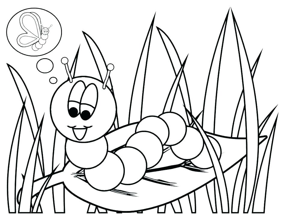 948x733 The Very Hungry Caterpillar Coloring Pages Printables Caterpillar