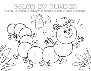 300x232 Caterpillar Coloring Pages
