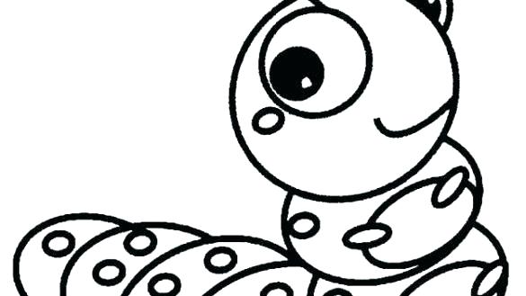 585x329 Caterpillar Coloring Pages Cartoon Caterpillar Coloring Page Free