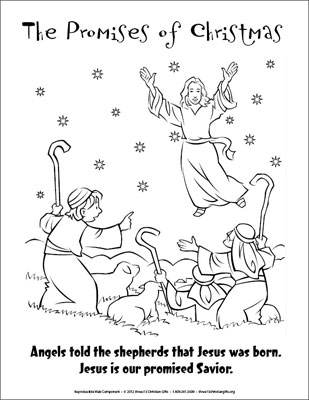 309x400 Christmas Coloring Sheets Shepherds
