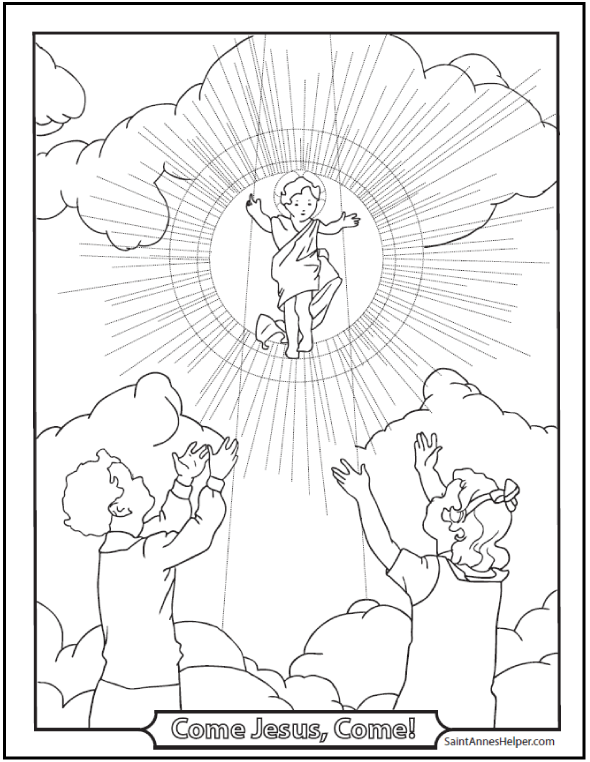 590x762 Jesus Printable Christmas Coloring Page Catholic Catechism
