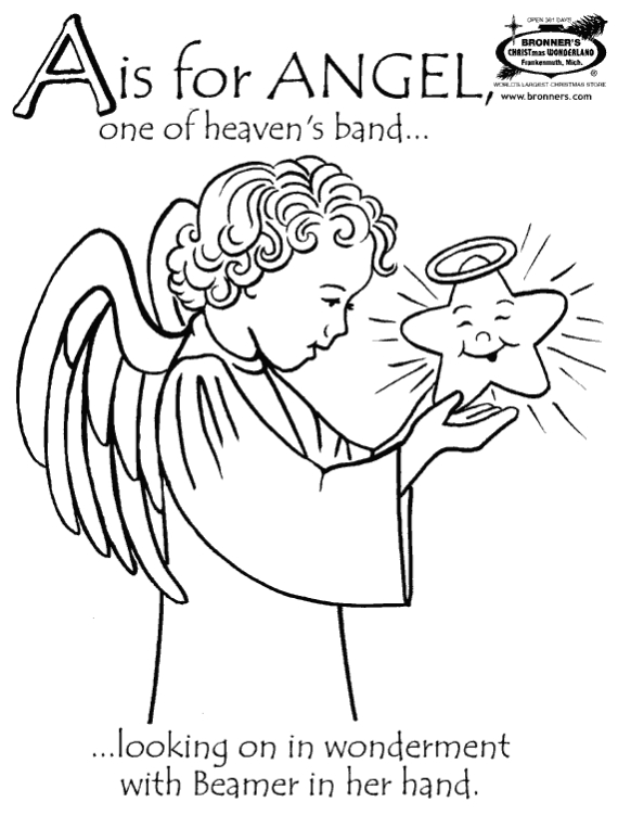 570x751 Free Christmas Colouring Pages For Children