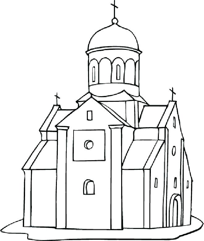 Catholic Church Coloring Pages at GetDrawings | Free download