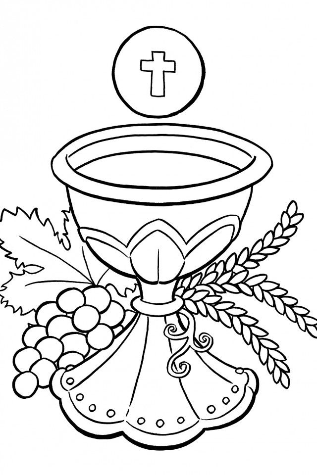 640x960 Free Catholic Coloring Pages