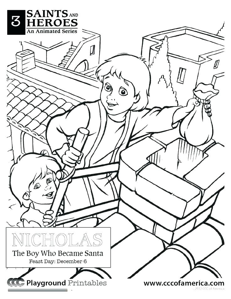 736x952 Free Catholic Coloring Pages St Of Images Paper Free Catholic