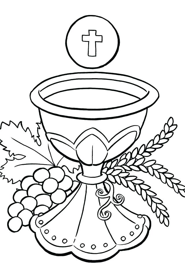 640x960 Catholic Coloring Pages
