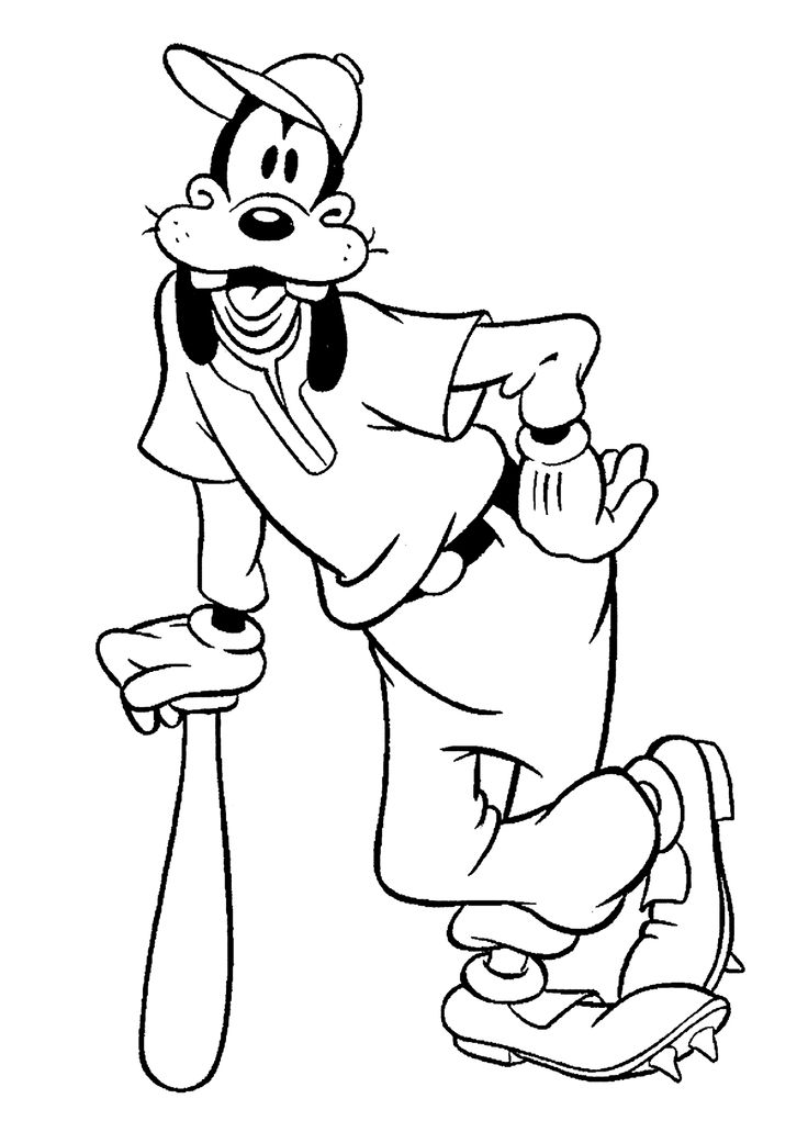 736x1031 Goofy Coloring Pages Best Catoon Coloring Pages Images
