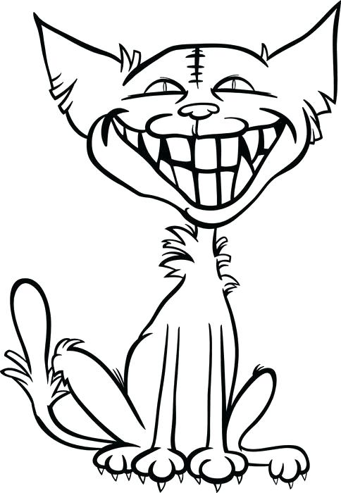 484x700 Cat Coloring Pages Free Printable Cat Coloring Page For Kids Cute