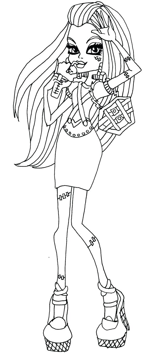 552x1360 Monster High Catty Noir Printable Coloring Pages Cool Monster High