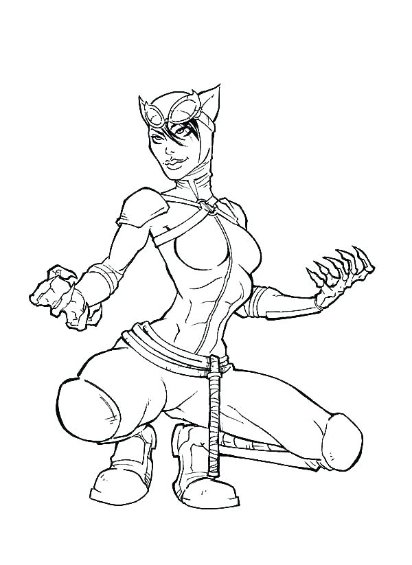 600x823 Catwoman Coloring Pages Coloring Pages Coloring Page Superheroes