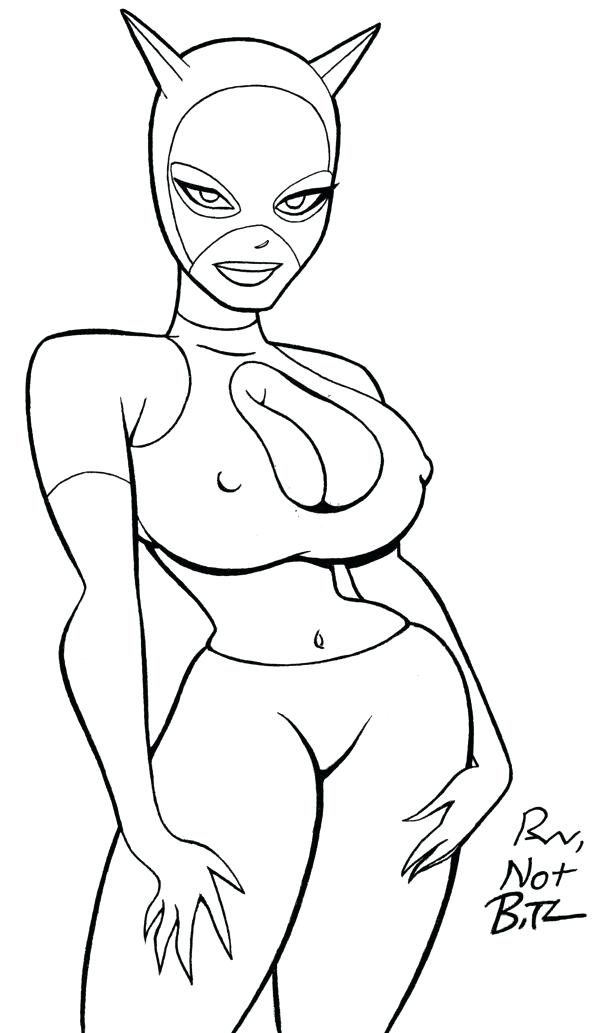 600x1033 Lego Catwoman Colouring Pages Coloring Pages Deviation Coloring