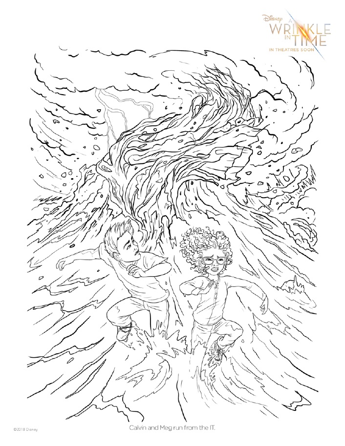 706x914 A Wrinkle In Time Coloring Pages And Activity Sheets