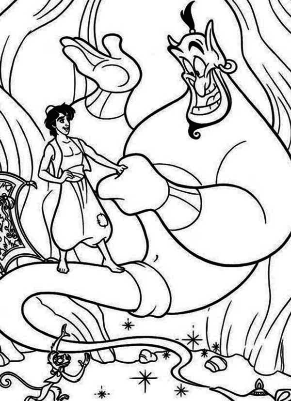 600x828 Genie And Aladdin Doing Handsake Inside The Cave Of Wonder