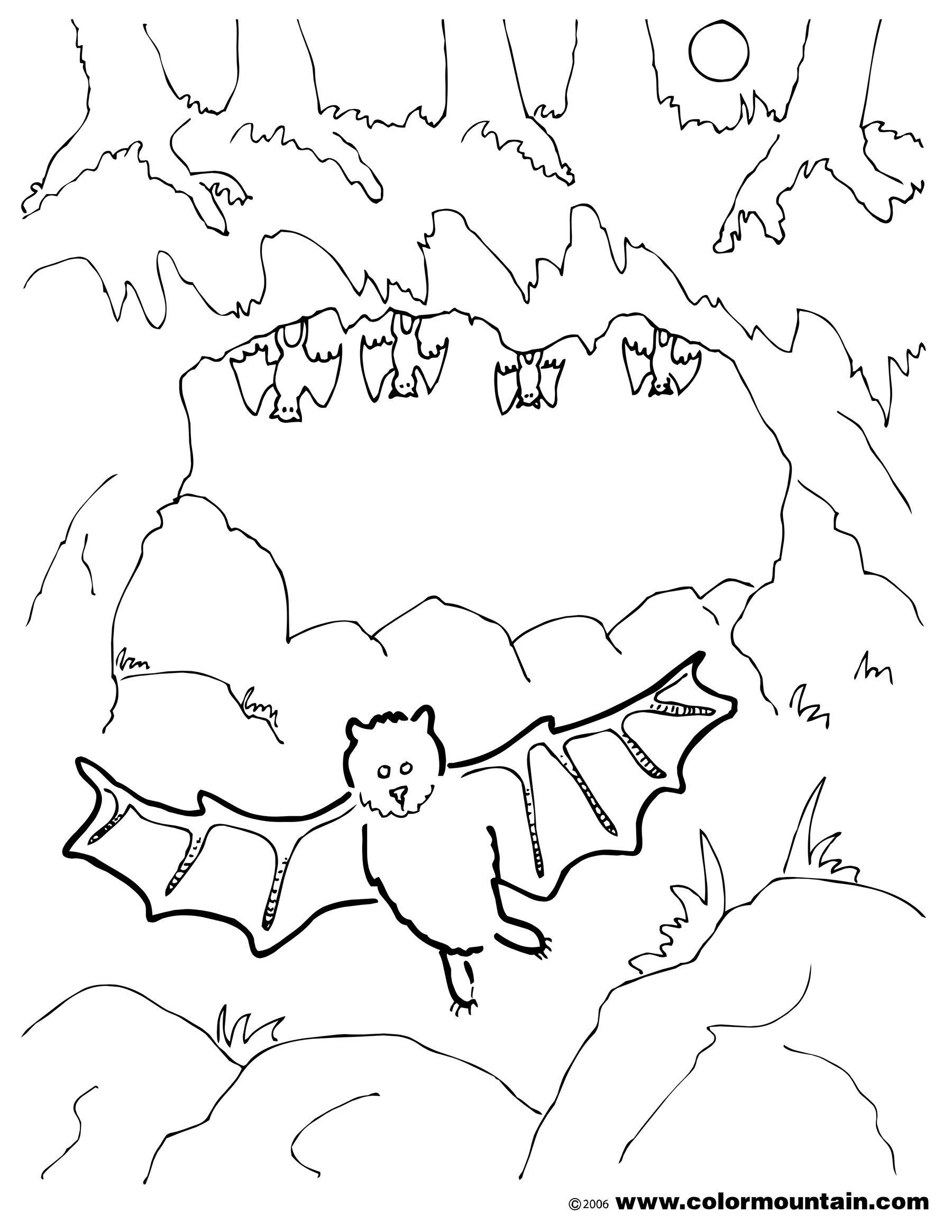 1800x2329 Cave Coloring Pages Collection Coloring For Kids