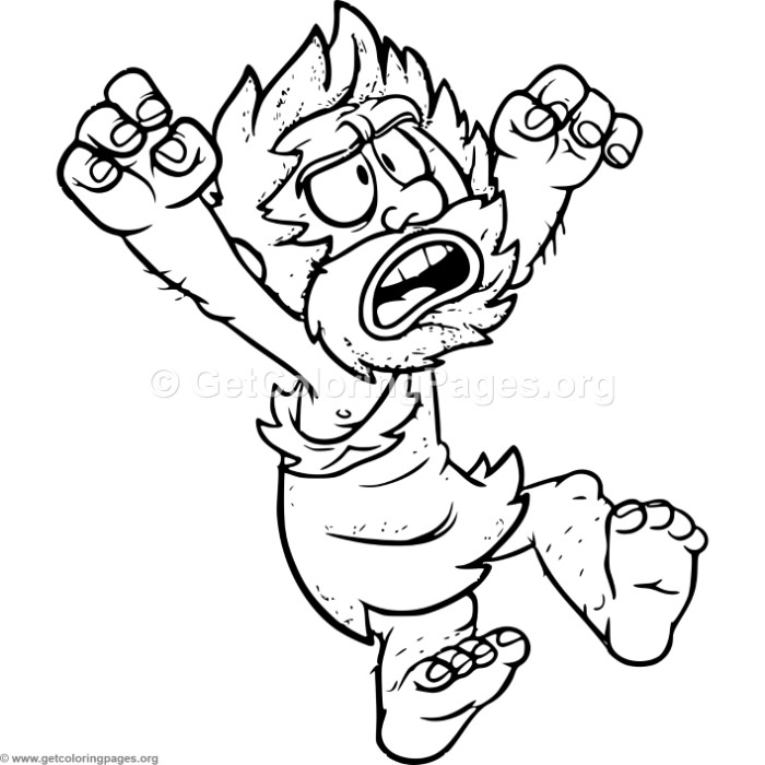 700x700 Cartoon Cavemen Coloring Pages