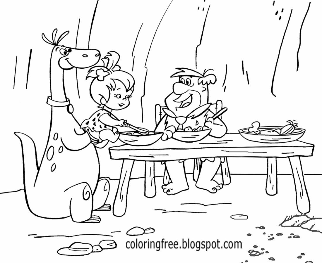 1100x900 Lets Coloring Book Caveman