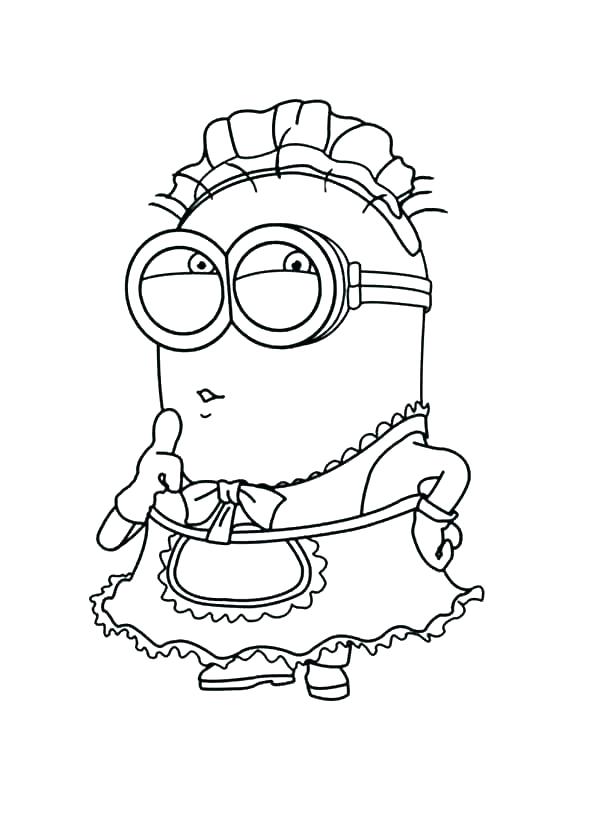 600x834 Minion Colouring Pages Pdf Awesome Minion Coloring Pages