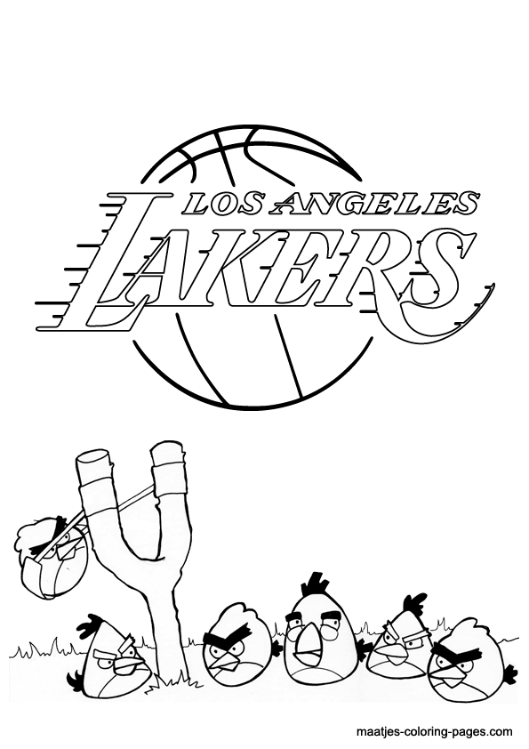 595x842 Lakers Coloring Pages