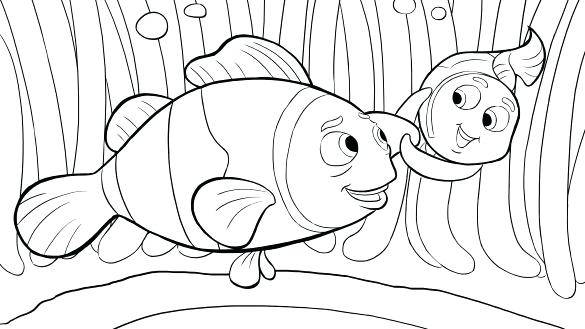 585x329 Finding Nemo Coloring Pages Coloring Book Finding Pages Page Home