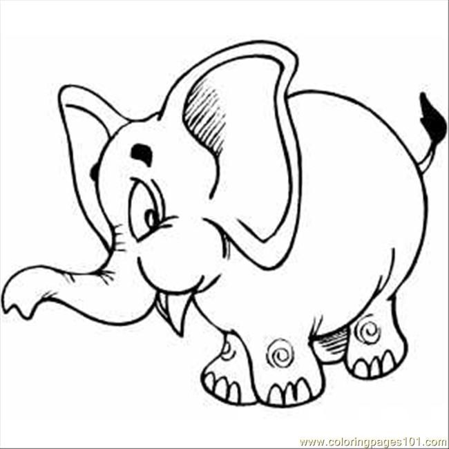 650x650 Elephant Coloring Pages To Print Coloring Pages Pink Elephant