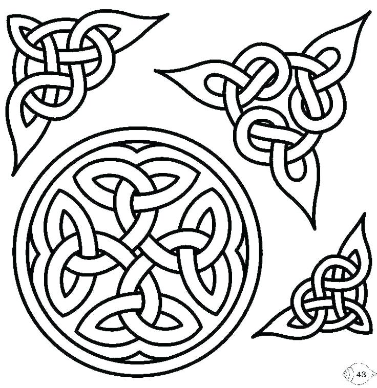 736x758 Celtic Coloring Pages Coloring Pages Picture Coloring Page