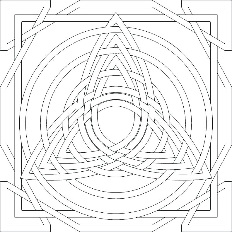 792x792 Celtic Coloring Pages