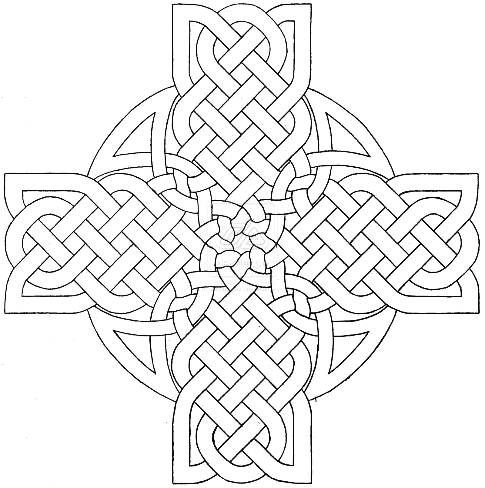 1600x1610 Easily Celtic Coloring Pages Mandala Cross Des