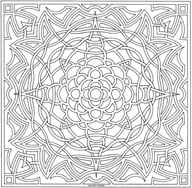625x614 Celtic Coloring Pages For Adults