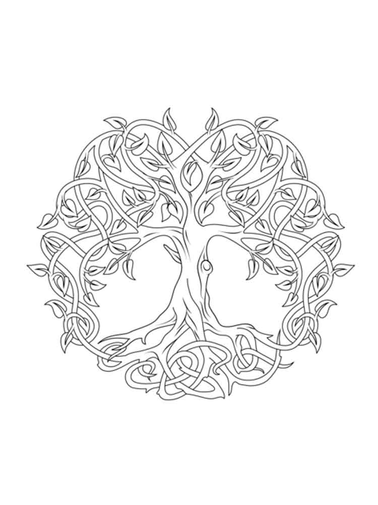 750x1000 Celtic Knot Coloring Pages For Adults Free Printable Celtic Knot