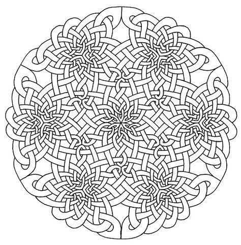474x482 Celtic Mandala Coloring Pages For Adults