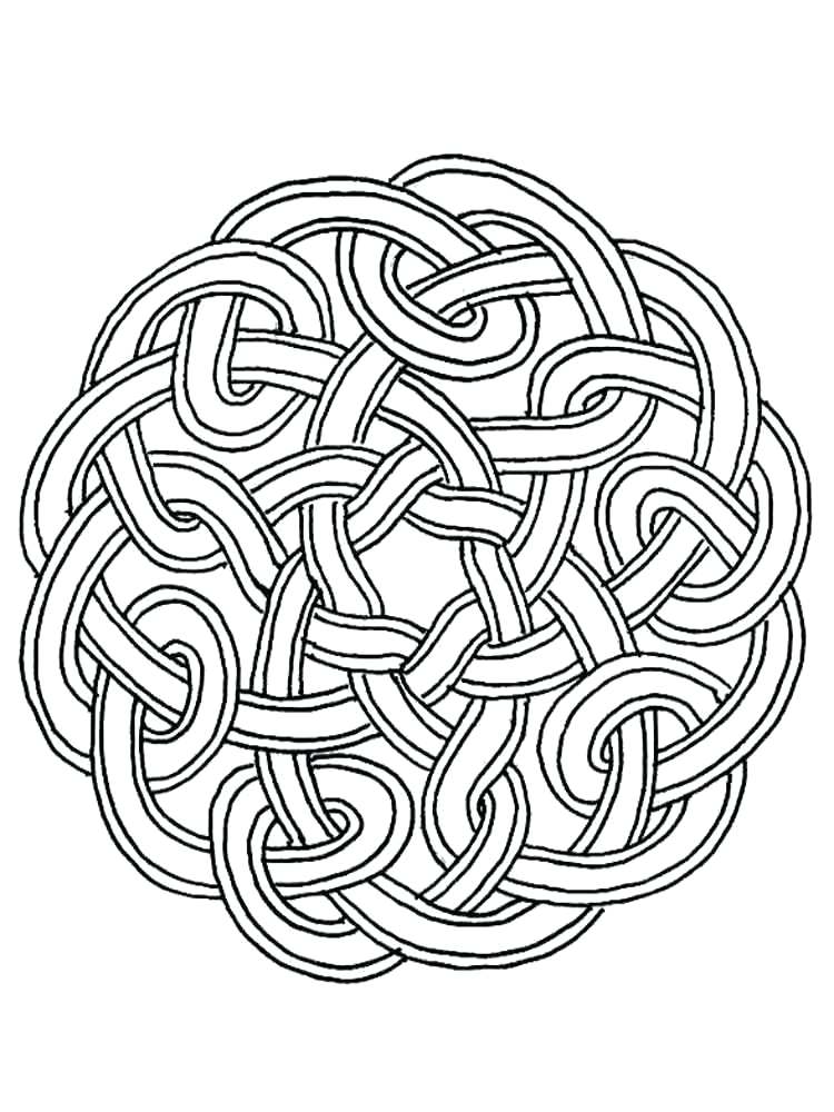 750x1000 Celtic Coloring Pages Printable Adult Knot Coloring Pages