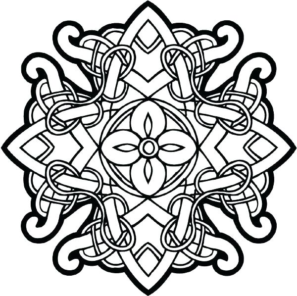 600x598 Celtic Knot Coloring Pages Designs Coloring Pages Free Coloring