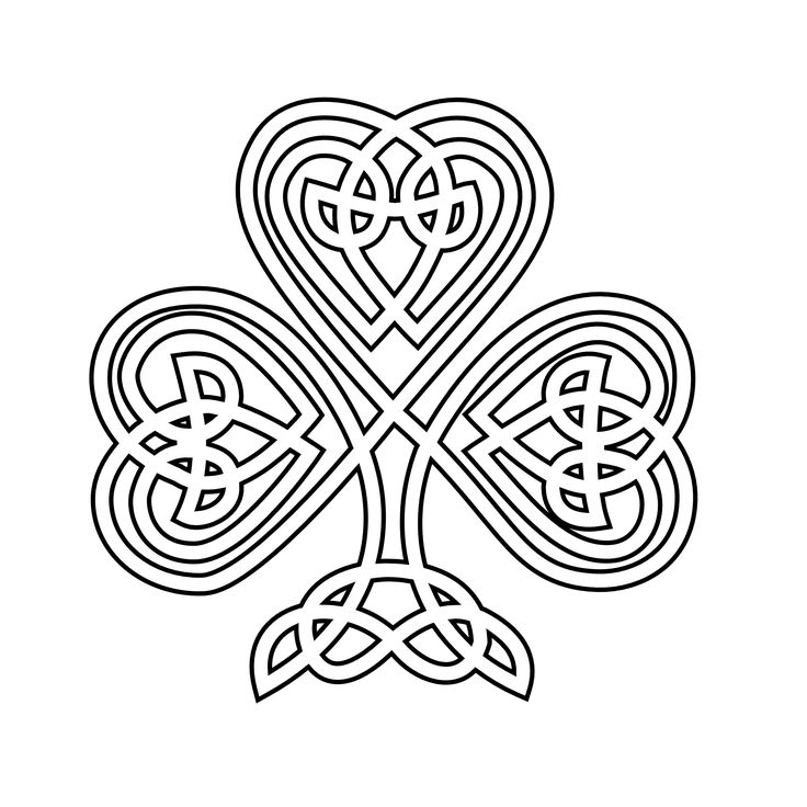 736x736 Celtic Knot Coloring Pages