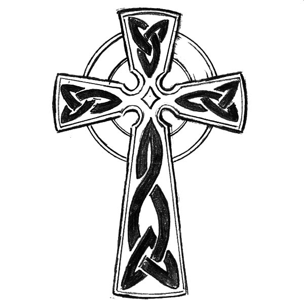600x600 Cornish Celtic Cross Coloring Pages Best Place To Color