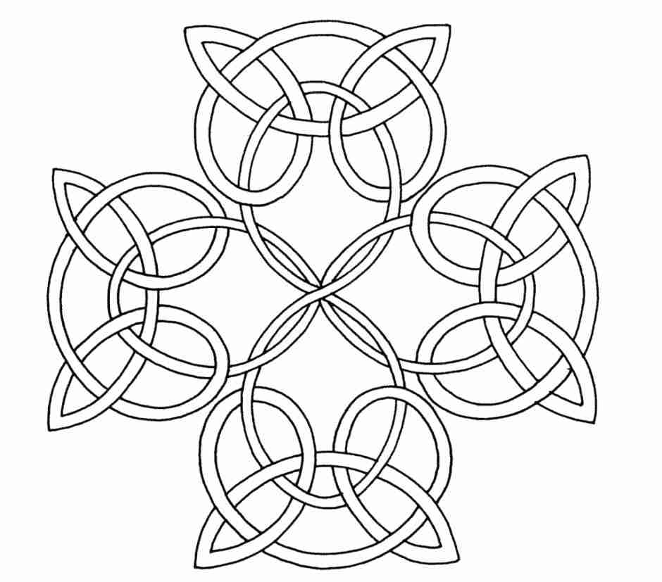 940x827 This Is Celtic Knot Coloring Pages Images Page Cross Inside