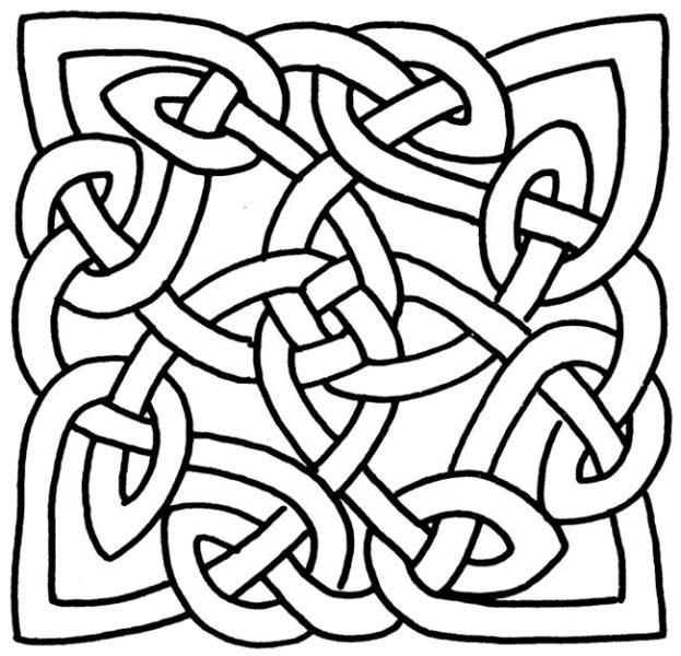 623x600 Celtic Letter Coloring Pages Free Coloring Pages