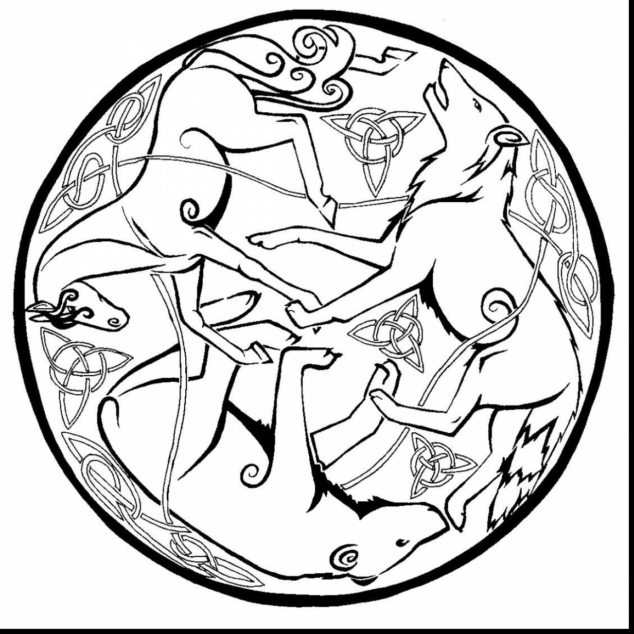 1232x1232 Best Bear Coloring Pages Celtic Design Great Collection