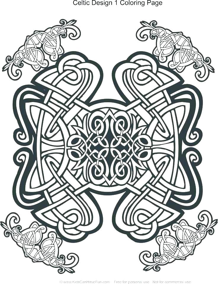 736x955 Celtic Coloring Page Coloring Page Celtic Cross Coloring Pages