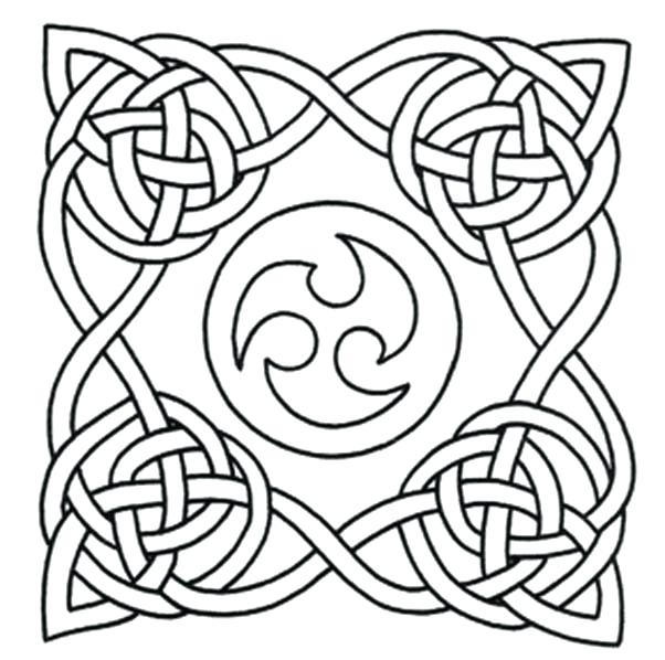 602x598 Celtic Knot Coloring Pages Printable Designs Free Printable Knot