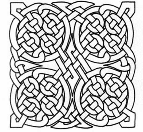 498x462 Celtic Knot Free Coloring Pages