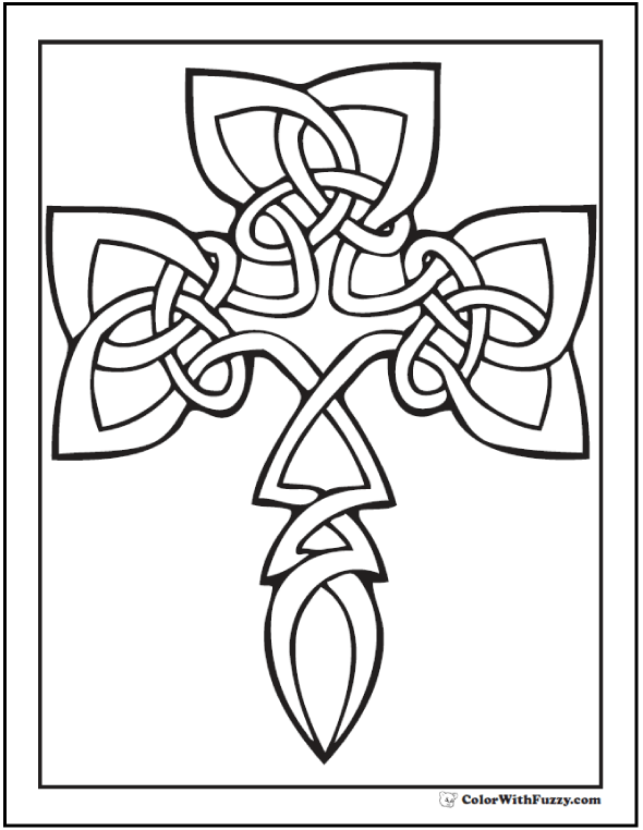 590x762 Celtic Coloring Pages Irish, Scottish, Gaelic Celta