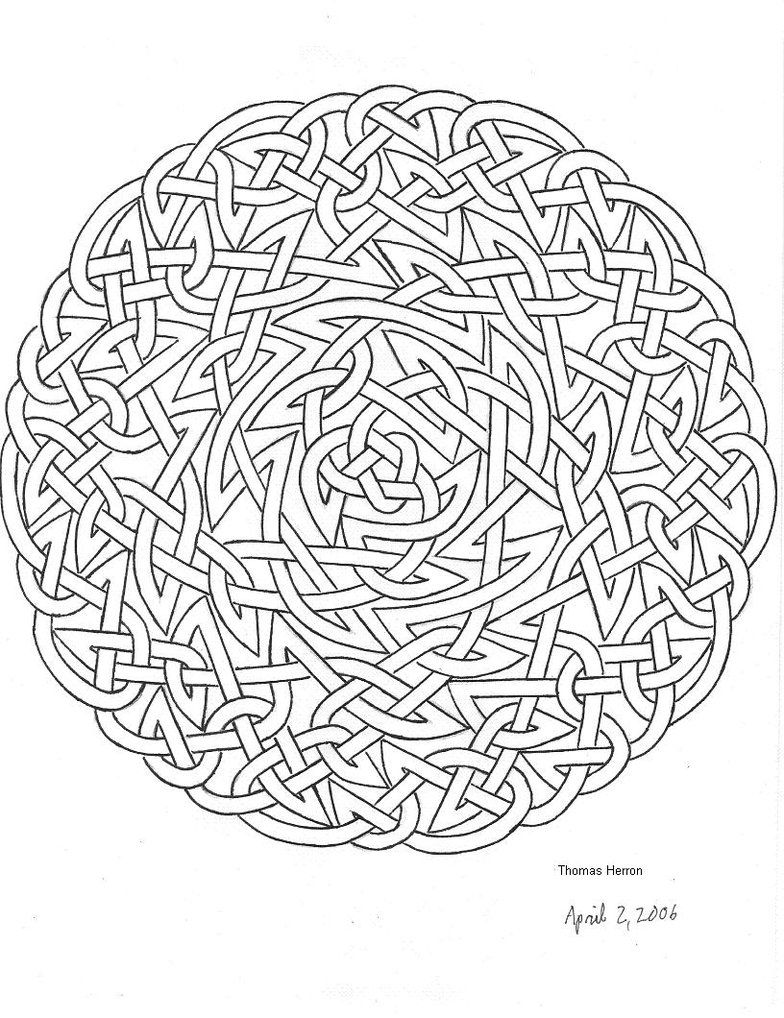 784x1018 Celtic Mandala Coloring Pages Celtic Knot