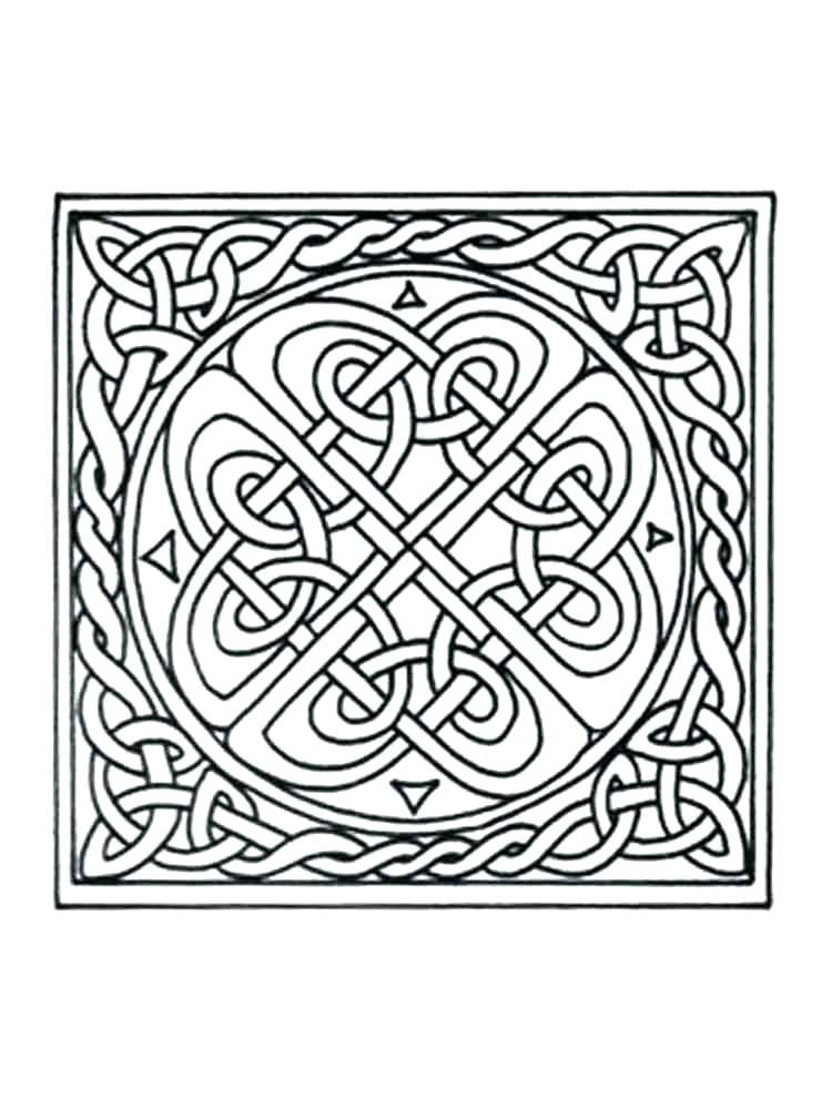 750x1000 Designs Coloring Pages Adult Knot Coloring Pages Designs Coloring
