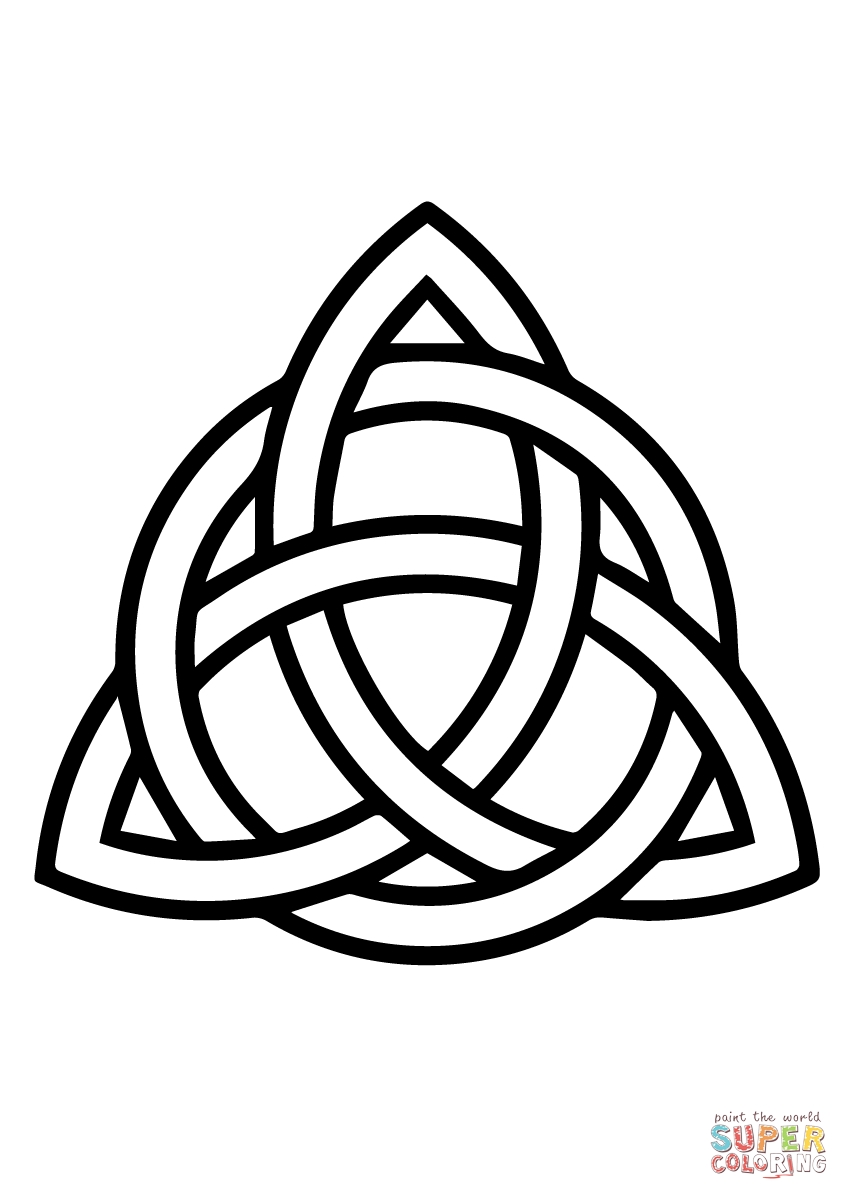 849x1200 Celtic Knot Coloring Pages