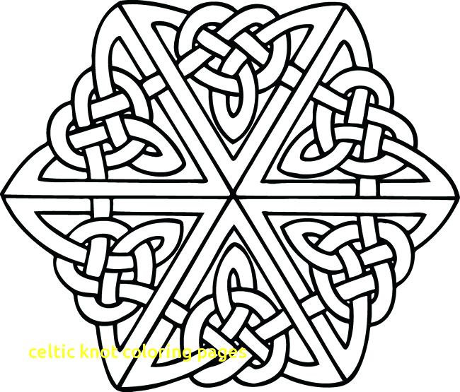 650x555 Cross Coloring Pages Celtic Knot Coloring