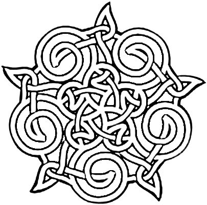 405x400 Geometric Celtic Knot Coloring Pages Coloring Soothes My Soul
